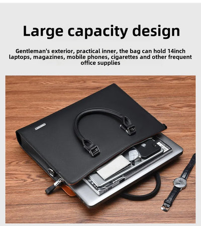 Men Business Briefcase for Husband Shoulder Bag MaLE Laptop Briefcases Bags Large Capacity Men's Handbag Bolso Grande Mujer