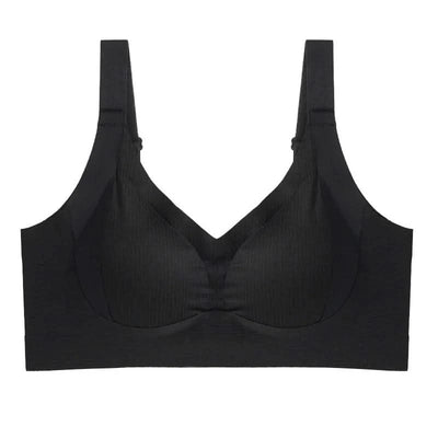 Women's Full Cup Seamless Bras Wide Straps Adjustable Underwear Women Big Breasts Bra Female No-wire Trace-Free Underwear