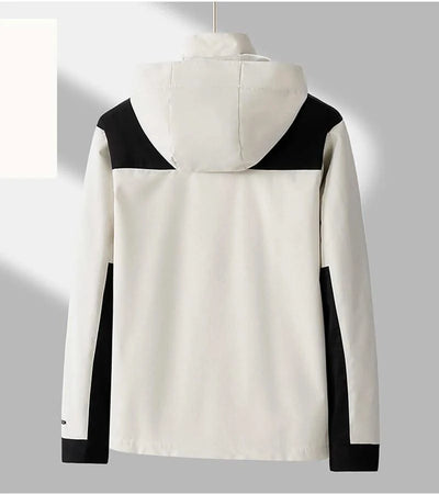 Women's Waterproof Ski Jacket Unisex Outdoor Single layer Jacket Mountain Windbreaker Hooded Raincoat Detachable Hat Coat