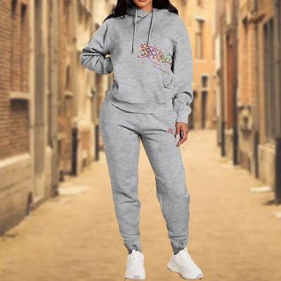 Women TrackSuit Aesthetic Designer Clothes Autumn Winter High quality Hoodies Sweatshirts Sweatpants Sportwear Woman Pants Sets