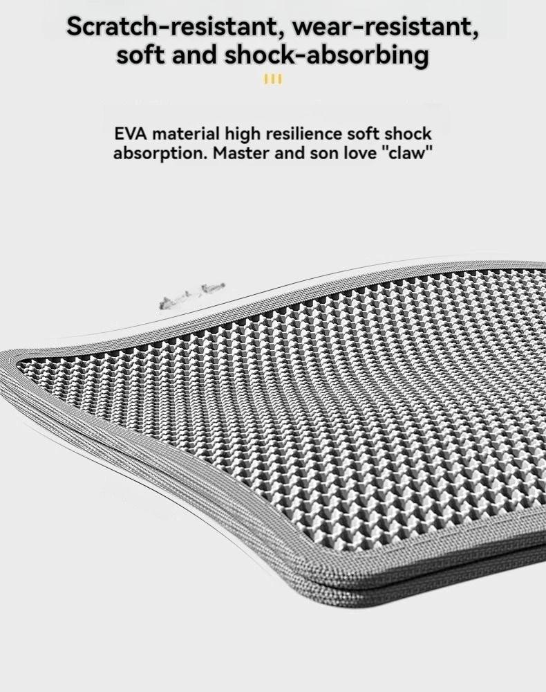 Cat Litter Mat EVA Double Layer Cat Litter Mat Cat Litter Basin Sand Falling Mat Eva Cat Litter Mat Cat Nest Mat Pet Mat