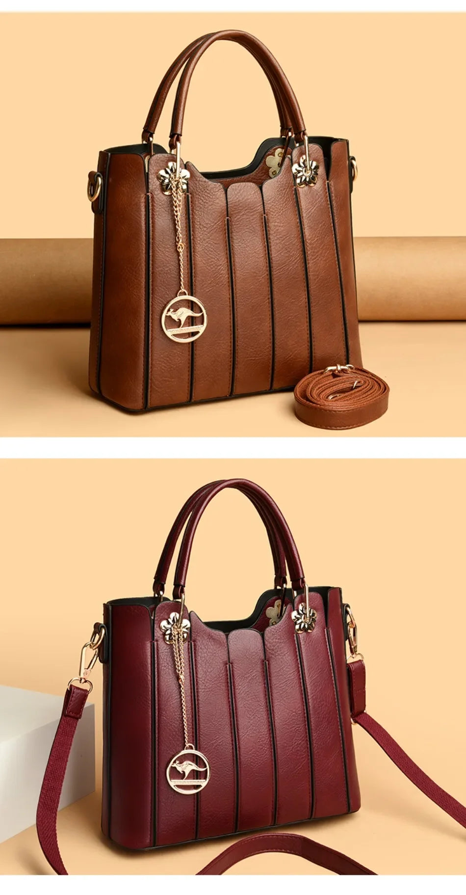 Genuine Brand Luxury Handbag Women Bags Designer High Quality Leather Handbags Large Capacity Shoulder Crossbody Bags for Women
