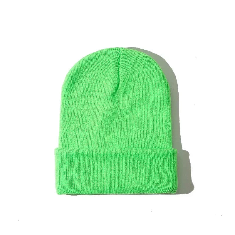 2019 Winter Hats for Woman Beanies Knitted Solid Cute Hat Girls Autumn Female Beanie Caps Warmer Bonnet Ladies Casual Cap Man