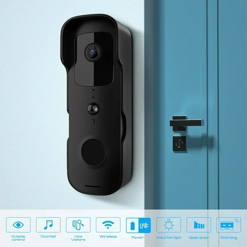 New Smart Video Doorbell Waterproof Night Vision Door Viewer 1080P FHD Camera Digital Visual Intercom WIFI 2.4G Tuya Door Bell