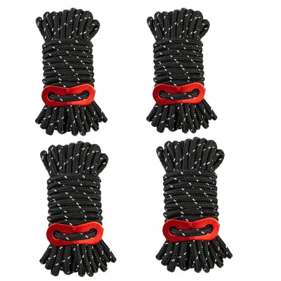 Camping Guylines Ropes for Tent Tarp,Climbing,Hiking Backpacking Outdoor Guy Lines Tent Cords Lightweight Camping Rope