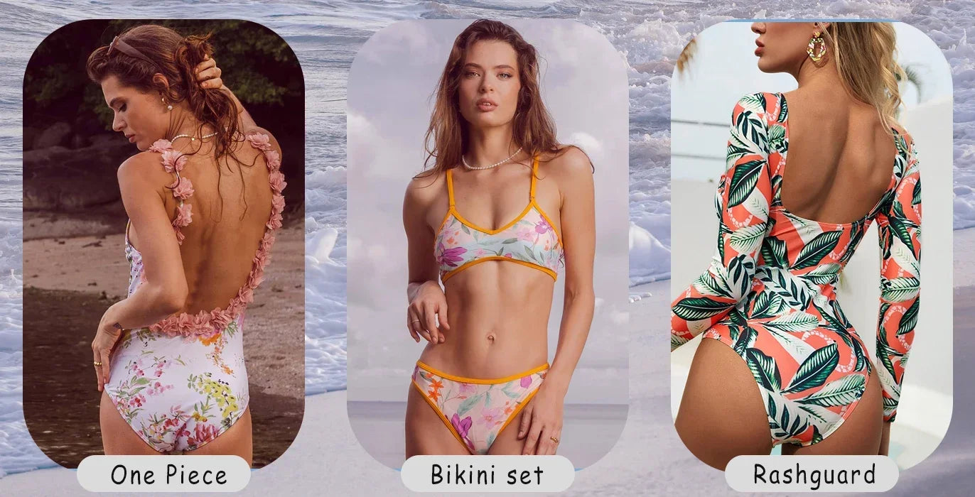 Woman Swimwear 2025 High Waist Bikinis Shorts Women's Swimsuit Luxury Ribbed Two-piece Bathing Suits Summer Bikini Set Swim Suit