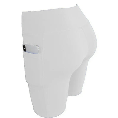 Yoga Shorts for Women Summer Fitness Shorts Biker Workout Running Sports Shorts Quick Drying Sportwear with Pocket Breathable