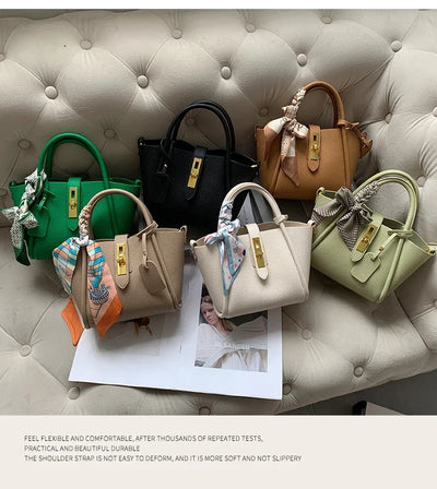 Women's Natural Cow Genuine Leather Shoulder Bag Female High Quality Luxury Designer Handbags Ladies Fashion Tote Crossbody Bags