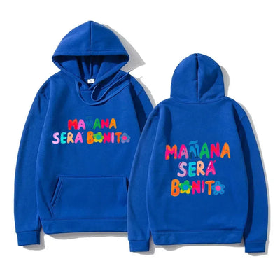 Men's Hoodies Manana Sera Bonito Bichota Karol G Women Sleeve Print Women Graphic Hooded Sweatshirt O Neck Trendy Clothes