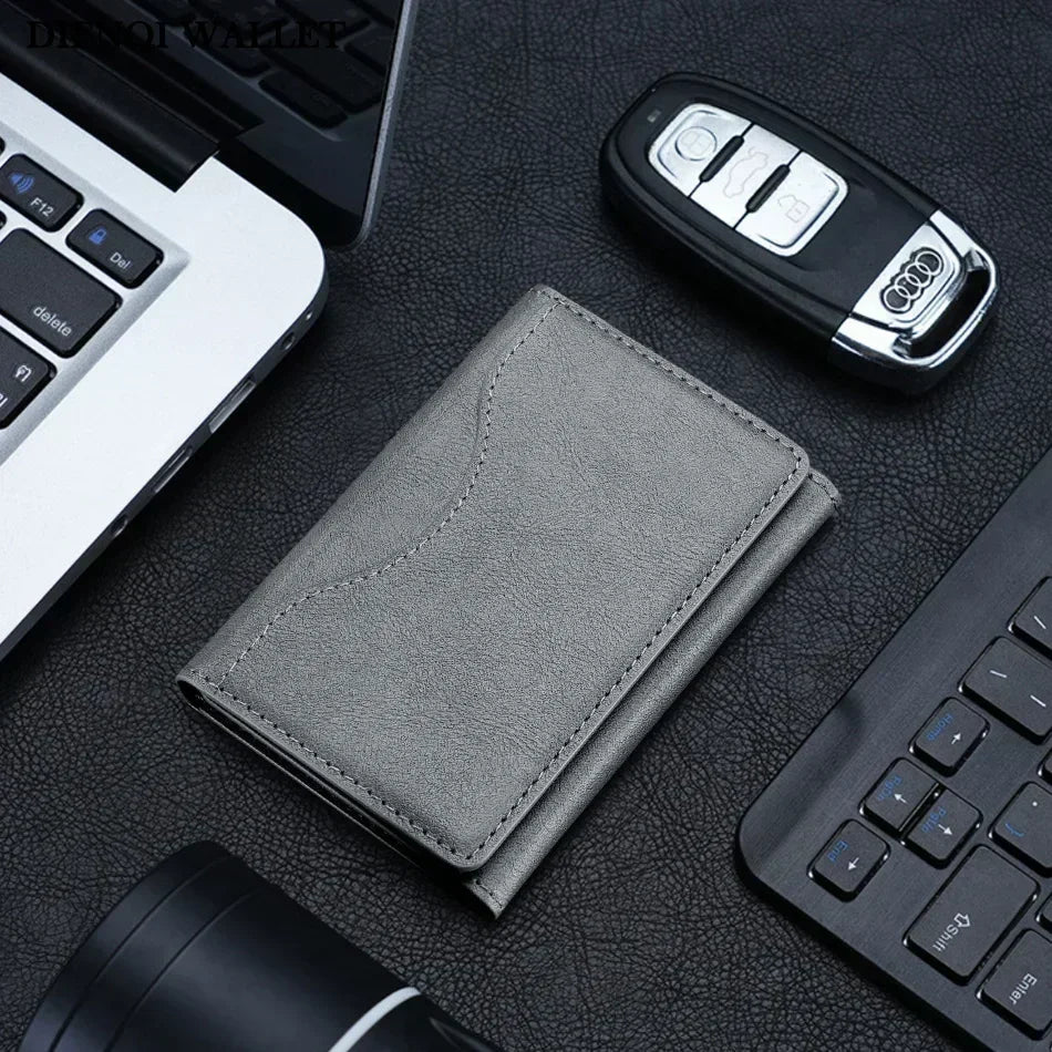 Magsafe Wallet Mobile Phone Bag Credit Card Holder Magnetic Wallet Men Luxury Bank Cardholder Case Minimalist Wallet Card Bag