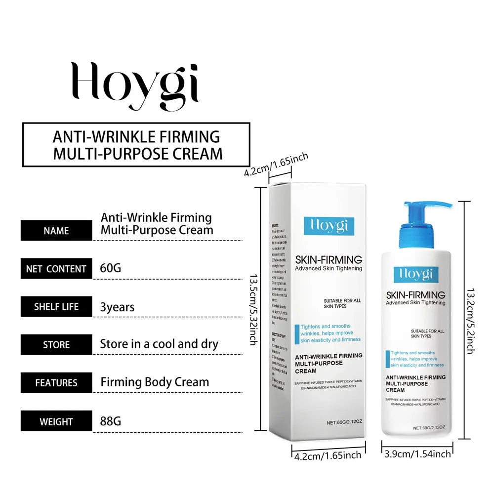 Body Firming Cream Tightening Improve Sagging Skin Lotion Increase Elasticity Nourishing Moisturizing Lifting Brighten Skin Care