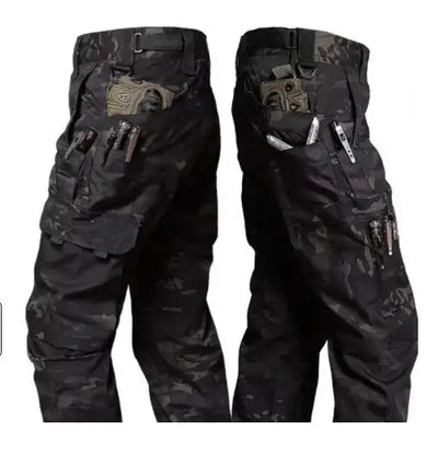 New Tactical Work Pants Men Outdoor Cargo Trousers Multi-pocket Waterproof Pant Autumn Spring Outdoor Workwear Hiking Trousers