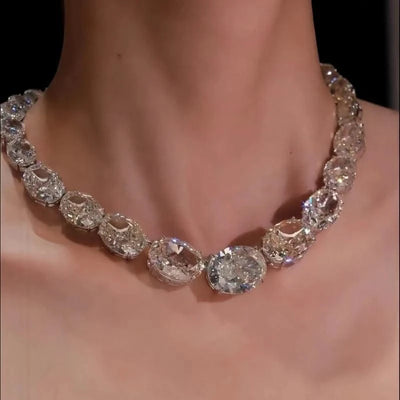 BELLUX High Quality Fine Jewellery 925 Sterling Silver Plated K Gold Necklace for Women
