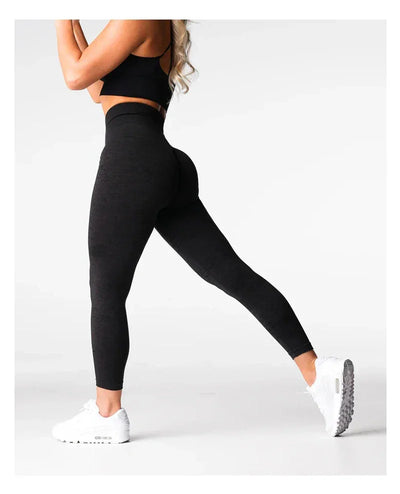 Women Yoga Leggings Hips Lifting Gym  Seamless Sport Pants High Waist Fitness Leggings Bubble Butt Workout Digital Seamless