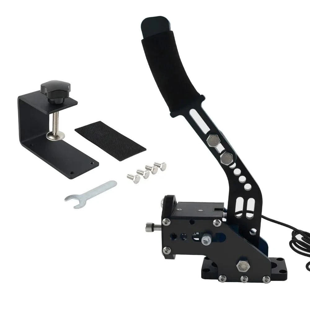 16Bit USB Handbrake SIM For G25/27/29 T500 PC Racing Games FANATECOSW DIRT RALLY Hand Brake System Red Black Blue Wear parts