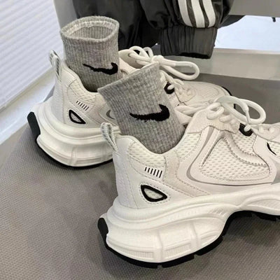 2024 Sneakers Mesh Breathable Shoes  Women Men Sports Running Casual Ladies Fitness Vulcanize Shoes Baskets Women's Luxary traf