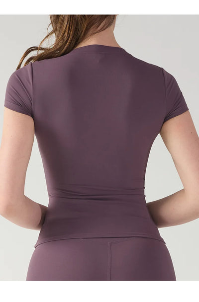 Short Sleeve Training Sports Fitness Clothing Skinny Thin Top Crew Neck Breathable Quick Drying T-Shirt workout tops for women