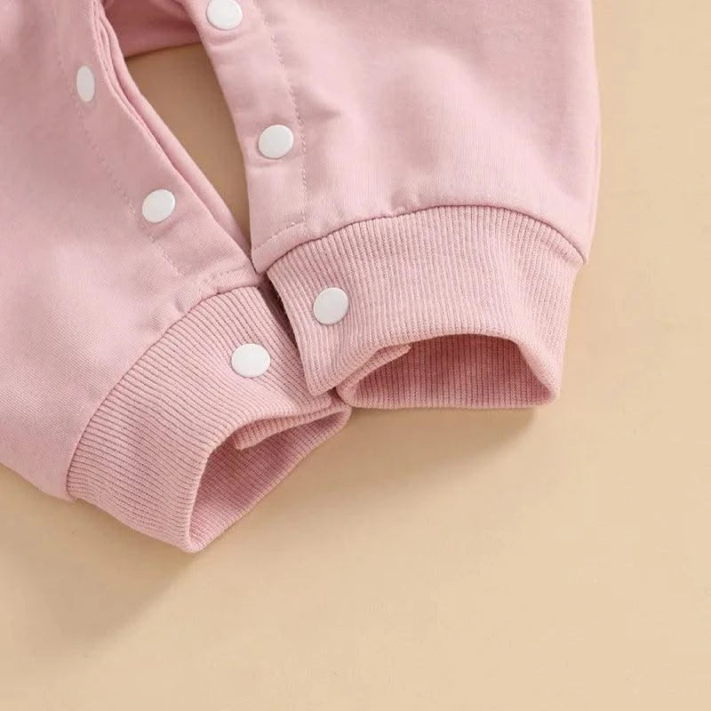 Rabbit  Embroidered Jumpsuit for Infants and Young Children  |Spring Easter | Long Crawling Clothes