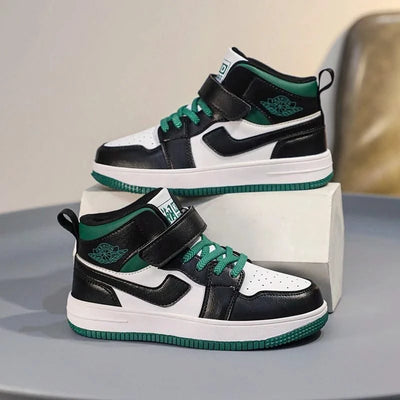 Children's shoes Men's shoes 2024 new fall children's non-slip sports shoes large high top board shoes for children