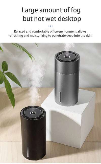 Humidifier Diffuser For Car Small 260ml Air Humidification Led Light Aromatherapy Machine Home Bedroom Big Spray