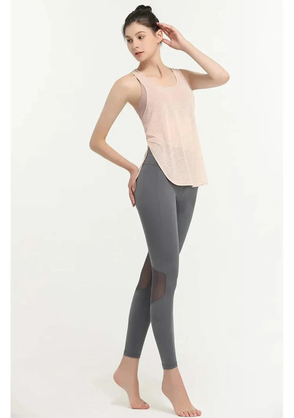 Sports Vests for Women Gym See Through Yoga Fitness Shirt Sports Top Black Running Vest Women's Jogger Shirts Workout Female