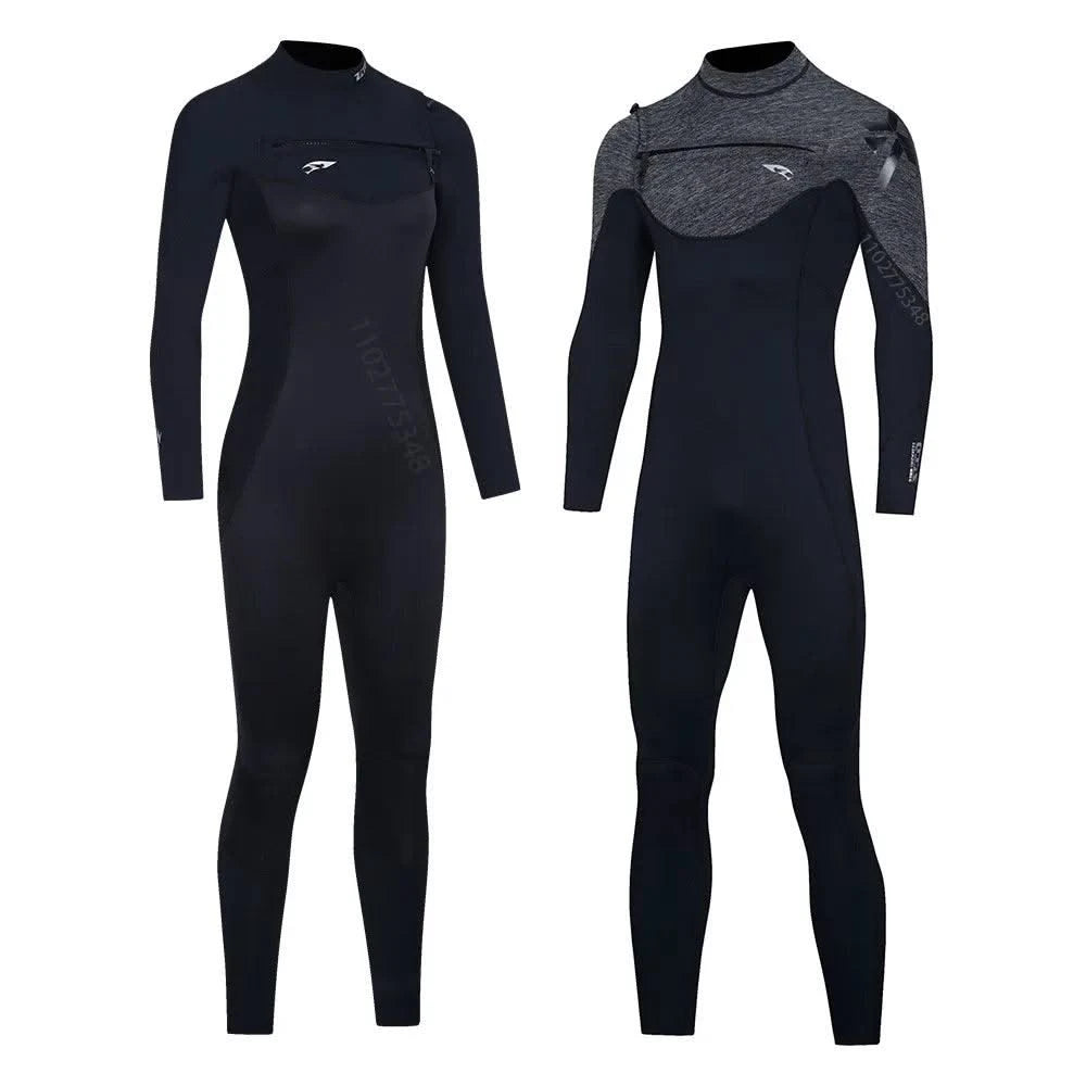 Wetsuits For Men Women Neoprene Surf Suit Wet Suit Chest Zip 3/2mm Full Body Dive Skins For Surfing Diving Snorkeling Kayaking