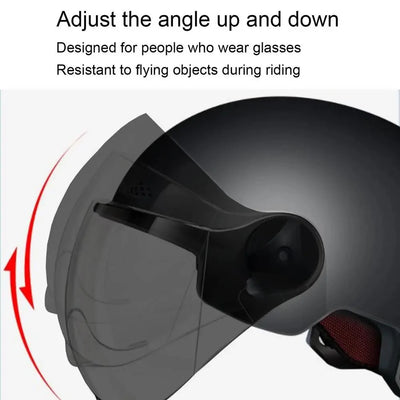 Motorcycle Helmet Bicycle Helmets for Men Women Adult Motorbike Scooter Helmet Ultralight Retro Scooter Hat Helmets Accessories