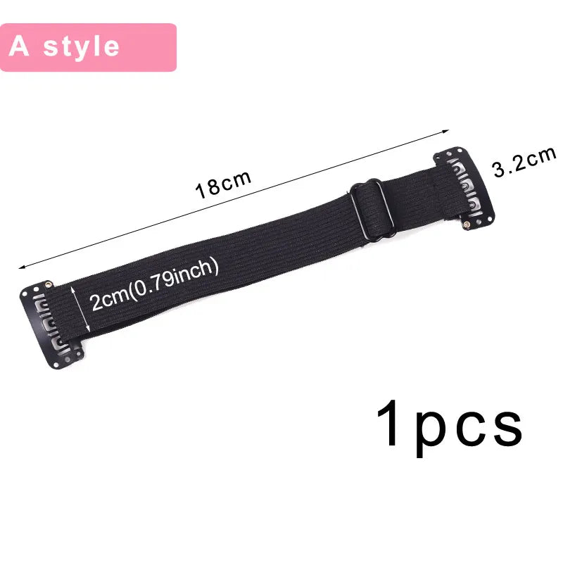 Face Lift Hair Band with Clips Invisible Facelift Stretching Straps Face Line Belt Face Slimming Bands Anti Wrinkles Makeup Tool