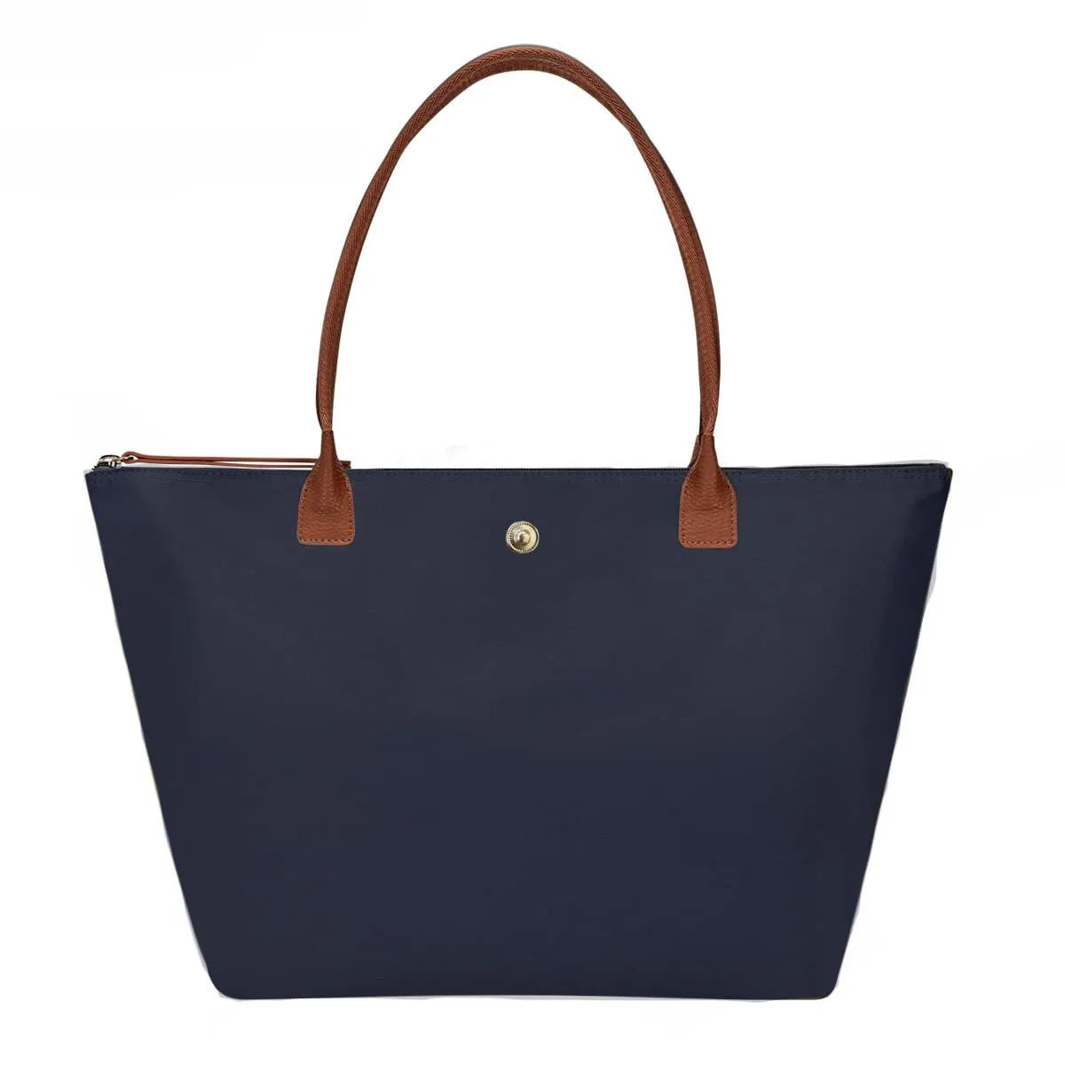 Designer Tote Bag for Women Large Lightweight Nylon Work Shoulder Bag Foldable Travel Purses and Handbags Trendy Dumpling Bag