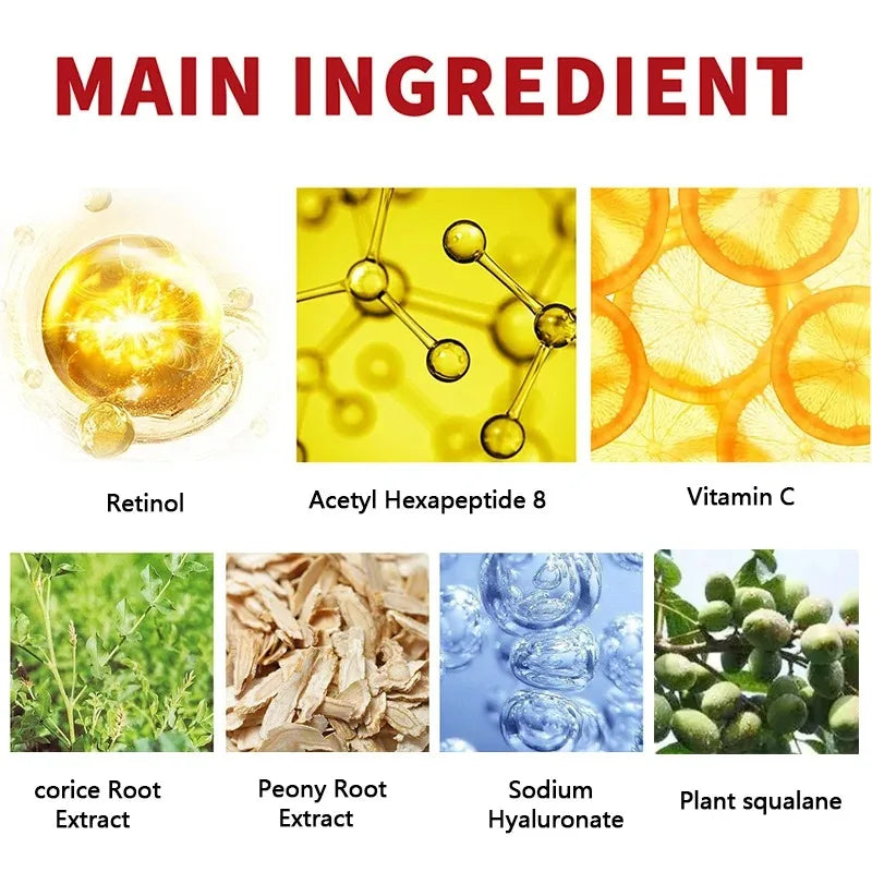 Retinol Collagen Youth Cream Deep Moisturizing Skin Repair Wrinkles Smoothing Firming Enhancement Cream for Dry Aging Skin