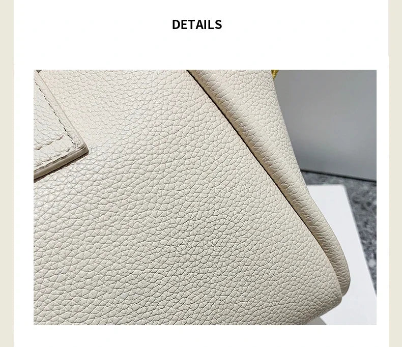 Women's Natural Cow Genuine Leather Shoulder Bag Female High Quality Luxury Designer Handbags Ladies Fashion Tote Crossbody Bags