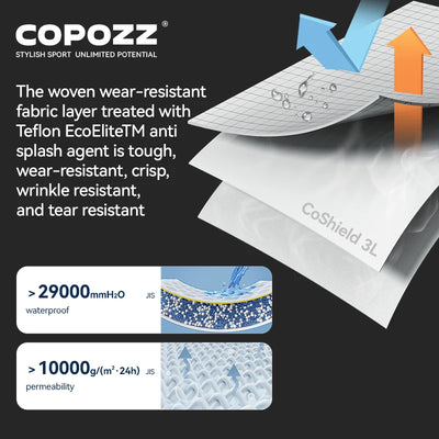 COPOZZ Winter Ski Pants Unisex Women Outdoor High Quality Windproof Waterproof Warm Snow Trousers Winter Ski Snowboarding Pants