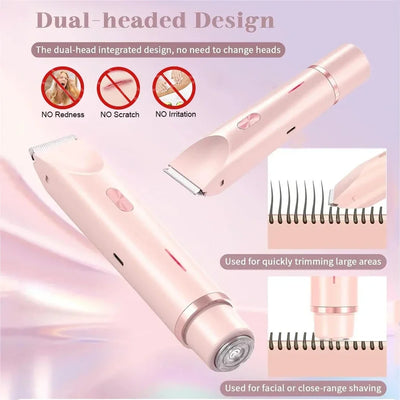Electric Razor Woman Shaver Painless Women Mustache Epilator Leg Bikini Body Hair Trimmer For Women Facial Epilator Hair Remover