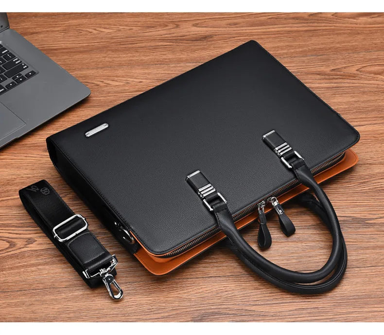 Men Business Briefcase for Husband Shoulder Bag MaLE Laptop Briefcases Bags Large Capacity Men's Handbag Bolso Grande Mujer