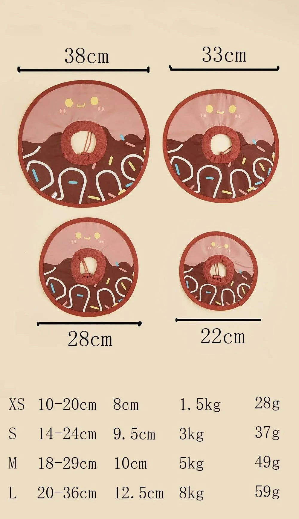 Pet Collar Anti Bite Surgical Anti Lick Wound Healing Protection Sunflower Shaped Cat Recovery Collar Elizabethan Collar