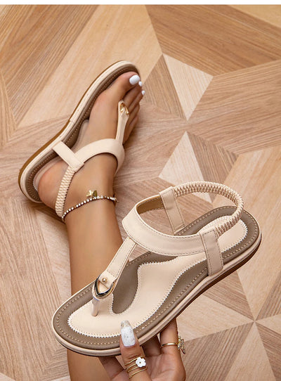 Women's Sandals 2025 New Flat Heels Sandals For Summer Shoes Woman Flip Flops Soft Bottom Beach Summer Footwear Sandalias Mujer