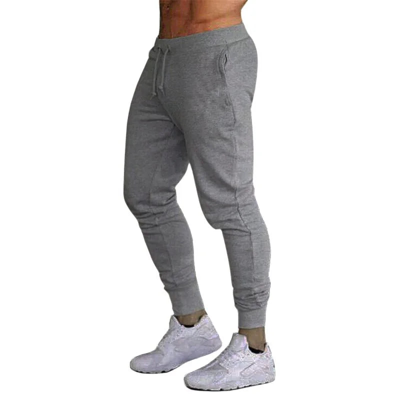 Men's Athletic Trainning Joggers Casual Loose Fit Sweatpants Spring Fall Fleece Lined Pants Elastic Waist Drawstring Trousers