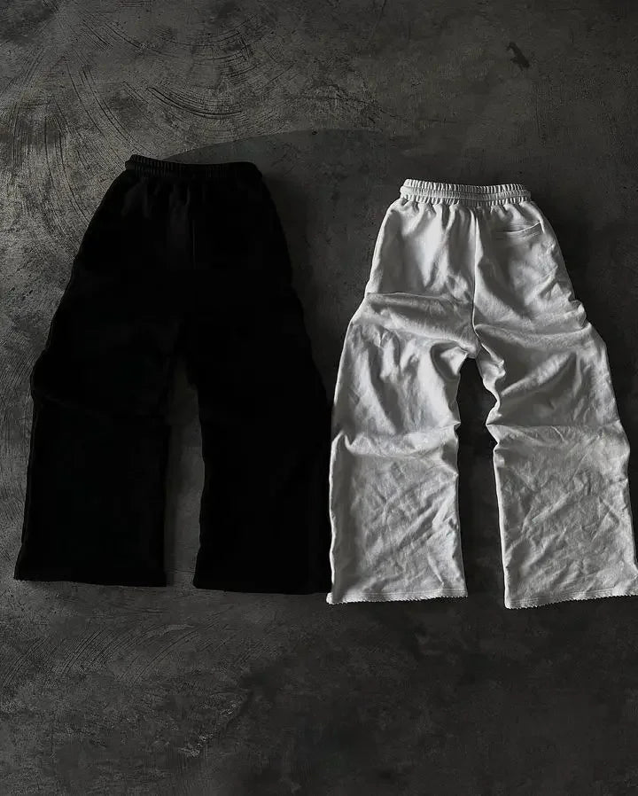 Y2K New Streetwear Sweatpants Men Women Joggers Harajuku Hip Hop Letter Graphic Embroidery Oversized Pants Goth Casual Trousers