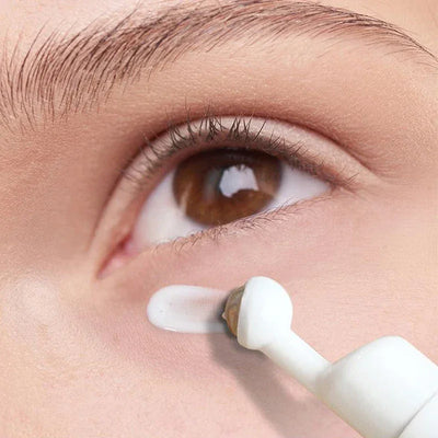 Eye Roller Massage Bottle Eye Cream Applicator with Steel Ball Empty Refillable Lotion Essential Oil Vacuum Travel Container