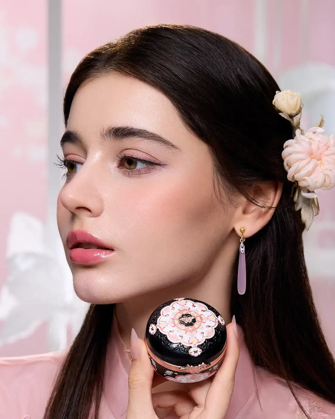 Flower Knows Butterfly Cloud Blush Duo Waterproof Long Lasting High Pigment Highlighting Powder Natural Glow Vegan Makeup