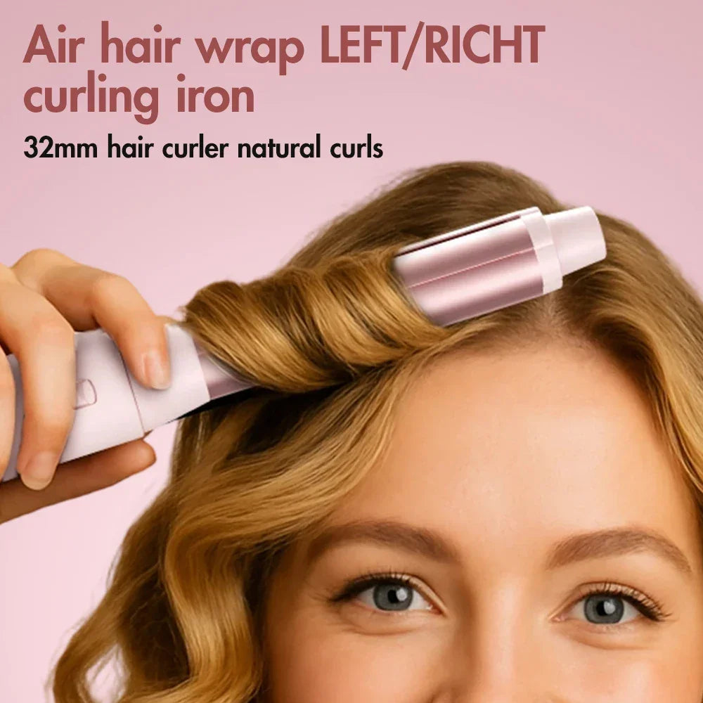 Hair dryer brush detachable 5-in-1 styling and drying system for quick drying, curl smoothing and styling, straightening brush
