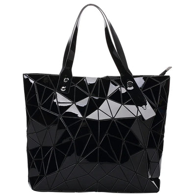 Fashion Luxury bag Women Top-Handle Bag New Designer Famous Brand Lady Shoulder Bag Bright Geometry Female Handbags Totes
