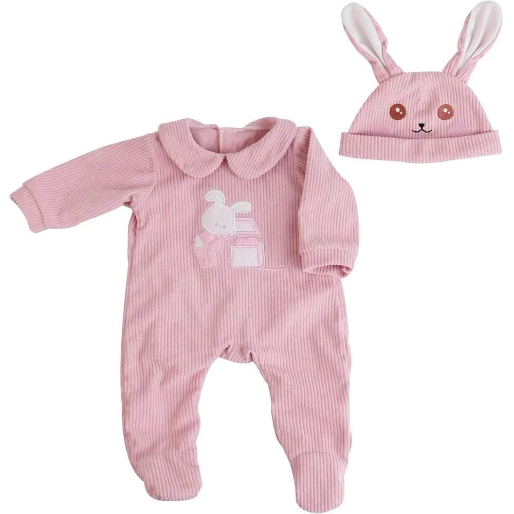 Pink Rabbit 46-50cm Doll Outfits |Silicone Reborn |Designer Baby Dolls Clothes Outfit Accessories
