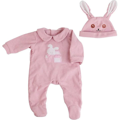 Pink Rabbit 46-50cm Doll Outfits |Silicone Reborn |Designer Baby Dolls Clothes Outfit Accessories