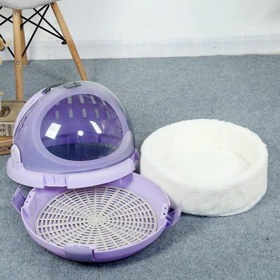 Pet Air Carrier Strong Bearing Capacity Travel Portable Car Space Capsule Small Cats Carriers Breathable Pet Products Supplies
