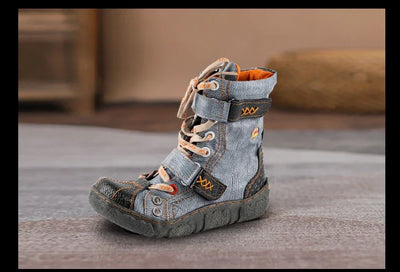 TMA EYES Short Boots for Women, Versatile, Casual, Monochromatic, Popular,