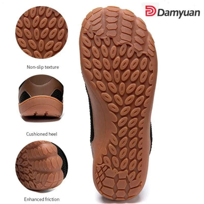 Men's Extra Wide Width Shoes Soft Sole Anti Slip Casual Sneakers Breathable Walking Shoes Comfortable Footwear for Flat Feet