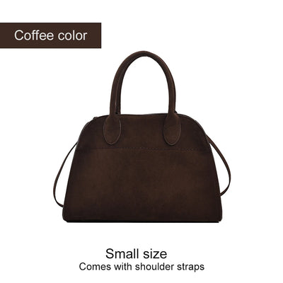 Women's handbag high-end women's luxury minimalist designer large capacity shoulder bag retro unique personality handbag-A-DH