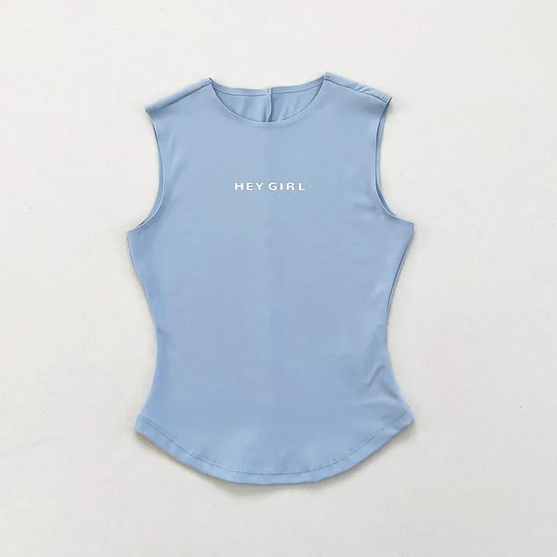 Women's yoga and fitness sports tops are suitable for yoga and fitness sports tops