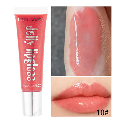 Candy Shades Moisturizing Lip Gloss Lip Oil Makeup Shinny Nutritious Liquid Lip Glosses Cherry Jelly Oil Clear Lipgloss